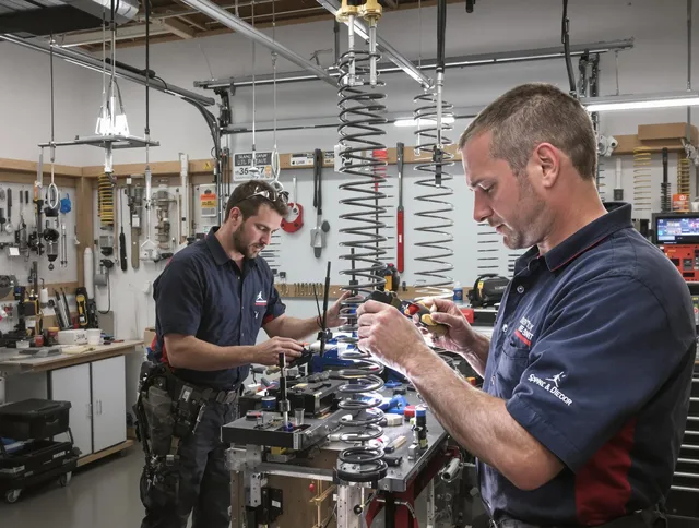 Garage door spring repair service by Sun City West Garage Door Repair in Sun City West